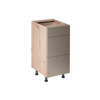 Virtuves skapītis ar atvilknēm LANGEN D40S3, beige